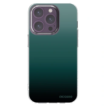 Picasee silikonowe przeźroczyste etui na Apple iPhone 14 Pro - Verdant Fade