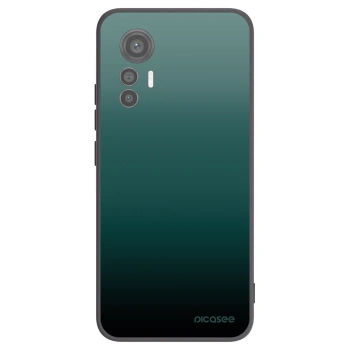 Picasee silikonowe czarne etui na Xiaomi 12 Lite - Verdant Fade