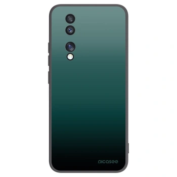 Picasee silikonowe czarne etui na Honor 70 - Verdant Fade