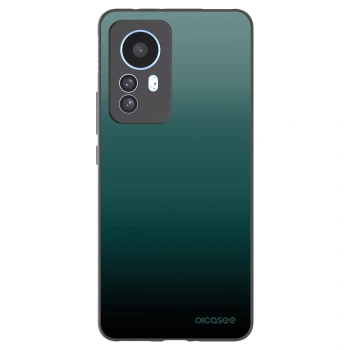 Picasee silikonowe czarne etui na Xiaomi 12T Pro - Verdant Fade