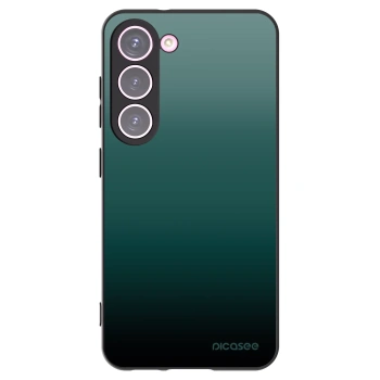 Picasee silikonowe czarne etui na Samsung Galaxy S23 5G - Verdant Fade
