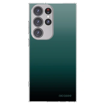 Picasee silikonowe przeźroczyste etui na Samsung Galaxy S23 Ultra 5G - Verdant Fade