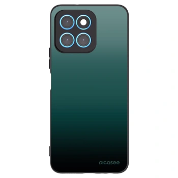 Picasee silikonowe czarne etui na Honor X6 - Verdant Fade