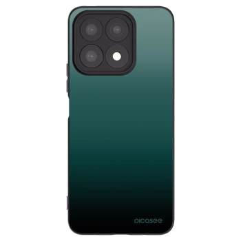 Picasee silikonowe czarne etui na Honor X8a - Verdant Fade