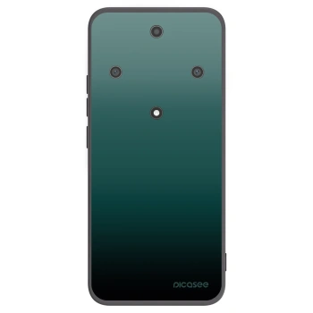 Picasee silikonowe czarne etui na Honor Magic5 Lite 5G - Verdant Fade