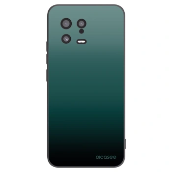Picasee silikonowe czarne etui na Xiaomi 13 - Verdant Fade