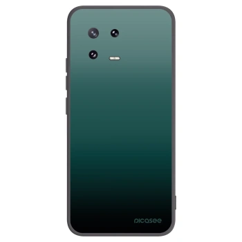 Picasee silikonowe czarne etui na Xiaomi 13 Pro - Verdant Fade