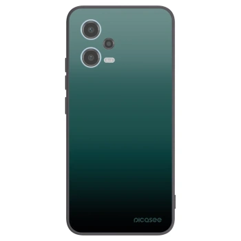 Picasee silikonowe czarne etui na Xiaomi Redmi Note 12 5G - Verdant Fade