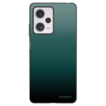 Picasee silikonowe czarne etui na Xiaomi Redmi Note 12 Pro+ 5G - Verdant Fade