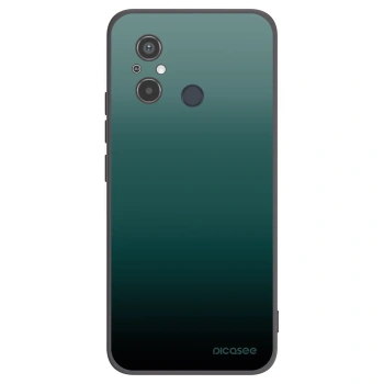Picasee silikonowe czarne etui na Xiaomi Redmi 12C - Verdant Fade