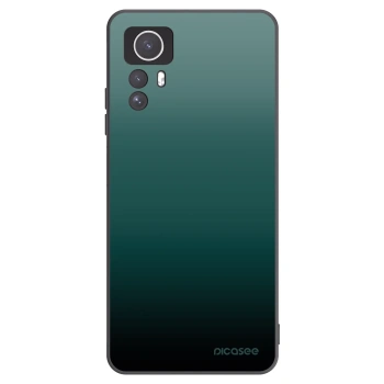 Picasee silikonowe czarne etui na Xiaomi Redmi Note 12S - Verdant Fade