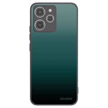Picasee silikonowe czarne etui na Xiaomi Redmi 12 4G - Verdant Fade