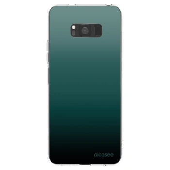 Picasee silikonowe przeźroczyste etui na Samsung Galaxy S8 G950F - Verdant Fade