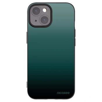 Picasee silikonowe czarne etui na Apple iPhone 15 - Verdant Fade