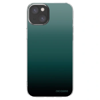 Picasee silikonowe przeźroczyste etui na Apple iPhone 15 Plus - Verdant Fade