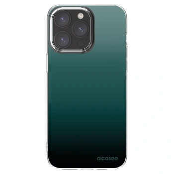 Picasee silikonowe przeźroczyste etui na Apple iPhone 15 Pro Max - Verdant Fade