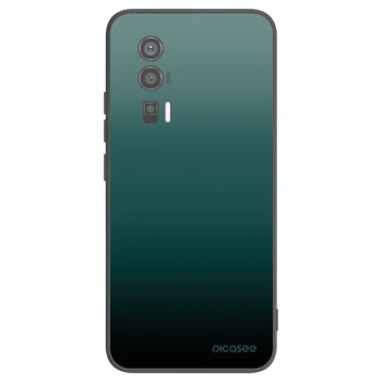 Picasee silikonowe czarne etui na Xiaomi Poco F5 Pro 5G - Verdant Fade