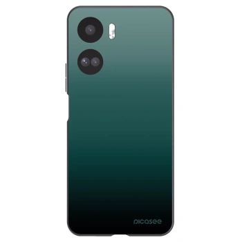 Picasee silikonowe czarne etui na Honor 90 Lite 5G - Verdant Fade