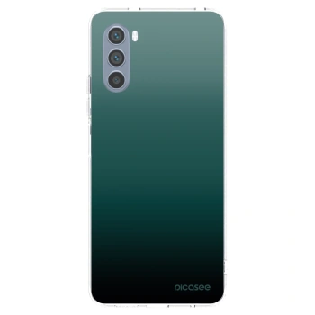 Picasee silikonowe przeźroczyste etui na Motorola Moto G62 - Verdant Fade