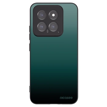 Picasee silikonowe czarne etui na Xiaomi 14 - Verdant Fade