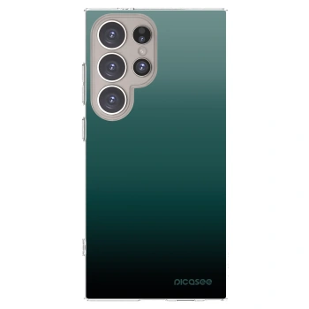 Picasee silikonowe przeźroczyste etui na Samsung Galaxy S24 Ultra S928B 5G - Verdant Fade
