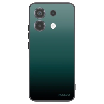 Picasee silikonowe czarne etui na Xiaomi Poco X6 - Verdant Fade