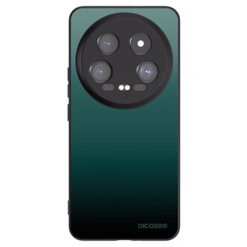Picasee silikonowe czarne etui na Xiaomi 14 Ultra - Verdant Fade