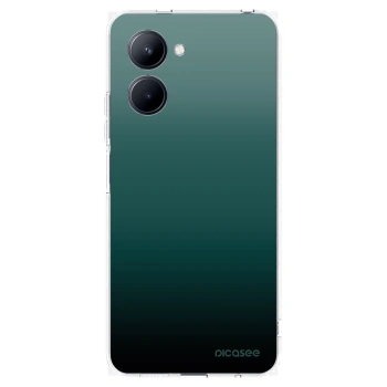 Picasee silikonowe przeźroczyste etui na Realme C33 (2023) - Verdant Fade