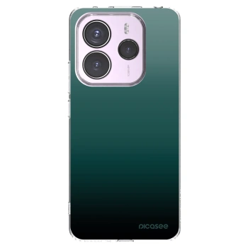 Picasee silikonowe przeźroczyste etui na Xiaomi Redmi Note 14 5G - Verdant Fade
