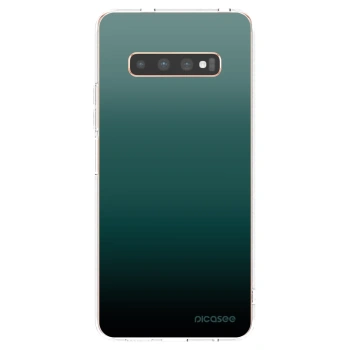 Picasee silikonowe przeźroczyste etui na Samsung Galaxy S10 Plus G975 - Verdant Fade