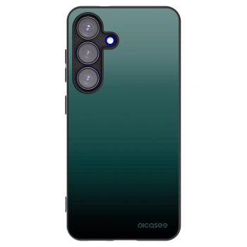 Picasee silikonowe czarne etui na Samsung Galaxy S25 5G - Verdant Fade