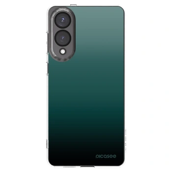 Picasee silikonowe przeźroczyste etui na Samsung Galaxy S25 Edge 5G - Verdant Fade