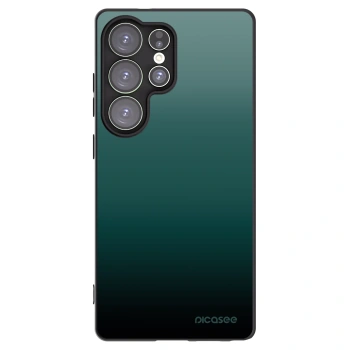 Picasee silikonowe czarne etui na Samsung Galaxy S25 Ultra 5G - Verdant Fade