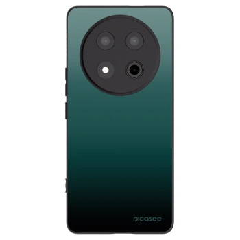 Picasee silikonowe czarne etui na Honor Magic7 Lite 5G - Verdant Fade