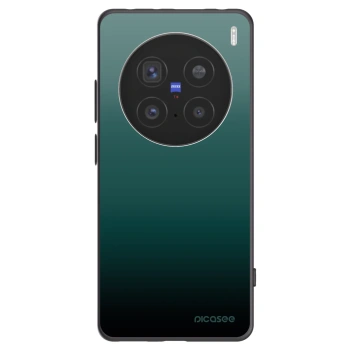 Picasee silikonowe czarne etui na Vivo X200 Pro - Verdant Fade