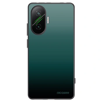 Picasee silikonowe czarne etui na Xiaomi Poco F7 5G - Verdant Fade