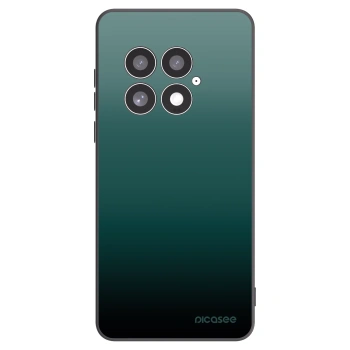 Picasee silikonowe czarne etui na OnePlus 13 5G - Verdant Fade