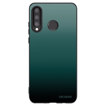 Picasee silikonowe czarne etui na Huawei P30 Lite - Verdant Fade