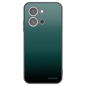Picasee silikonowe czarne etui na Xiaomi Redmi 15C 5G - Verdant Fade