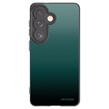 Picasee silikonowe czarne etui na Samsung Galaxy S26 - Verdant Fade