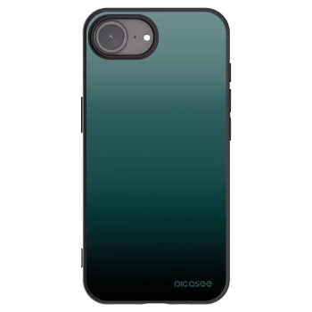 Picasee silikonowe czarne etui na Apple iPhone 17e - Verdant Fade