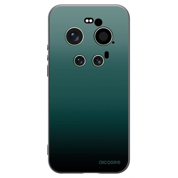 Picasee silikonowe czarne etui na Xiaomi 17 Ultra - Verdant Fade