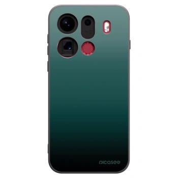 Picasee silikonowe czarne etui na OPPO Find X9 Pro - Verdant Fade