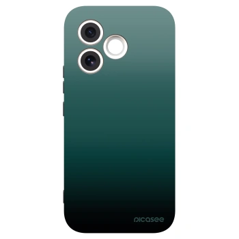 Picasee silikonowe czarne etui na Honor 600 Lite - Verdant Fade