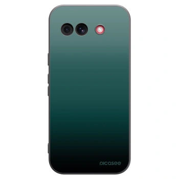 Picasee silikonowe czarne etui na Google Pixel 10a - Verdant Fade