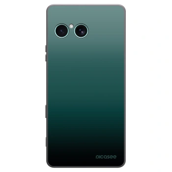 Picasee silikonowe czarne etui na Sony Xperia 10 VII - Verdant Fade