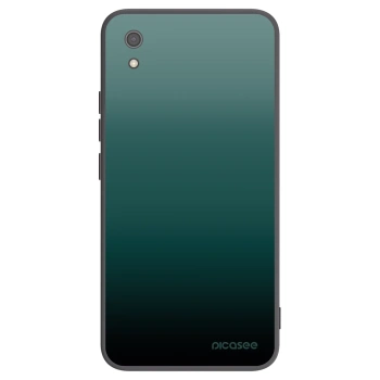 Picasee silikonowe czarne etui na Xiaomi Redmi 7A - Verdant Fade