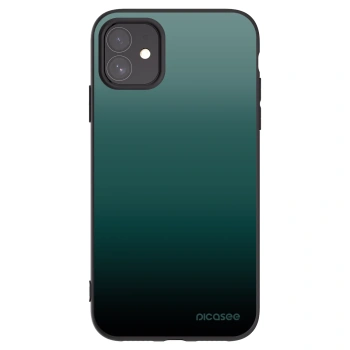 Picasee silikonowe czarne etui na Apple iPhone 11 - Verdant Fade