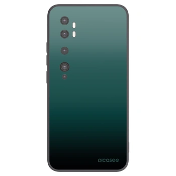 Picasee silikonowe czarne etui na Xiaomi Mi Note 10 (Pro) - Verdant Fade