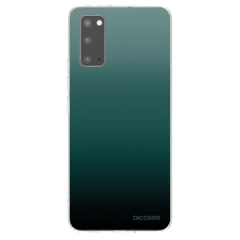 Picasee silikonowe przeźroczyste etui na Samsung Galaxy S20 G980F - Verdant Fade
